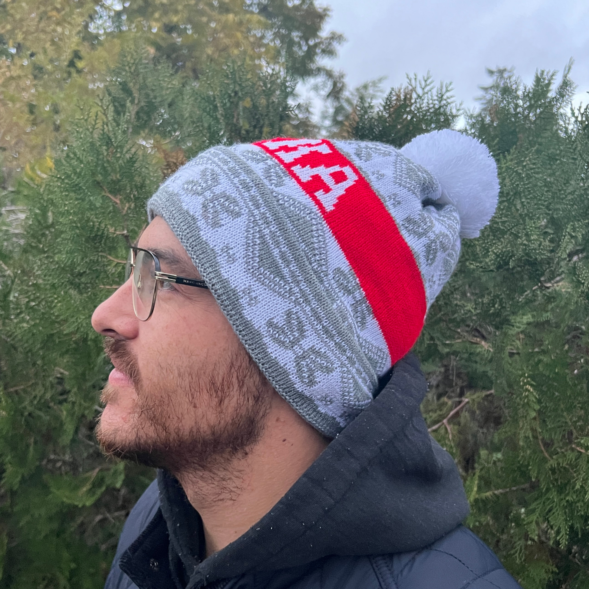 Bonnet doublé à pompon - Trésors de Pologne