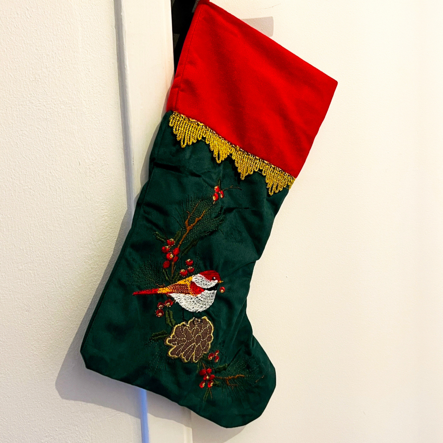 Chaussette de Noël à suspendre - Trésors de Pologne