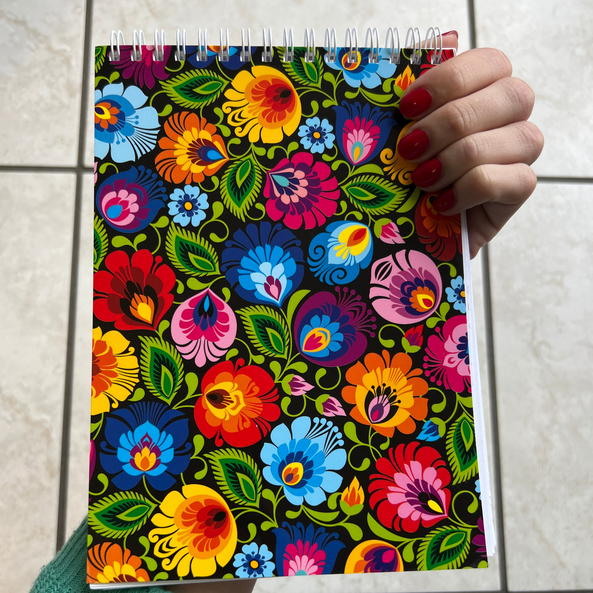 Carnet folk format A5 - Trésors de Pologne