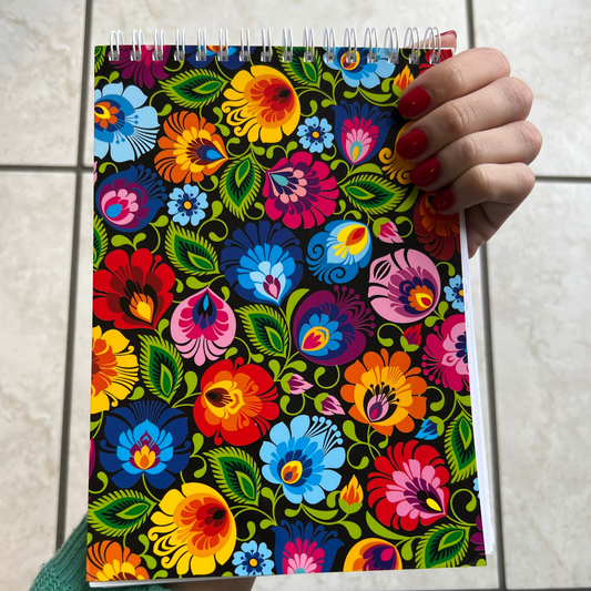 Carnet folk format A5 - Trésors de Pologne