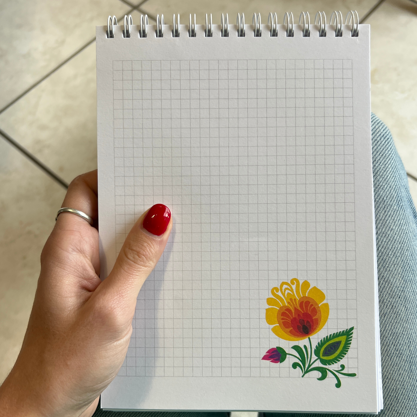 Carnet folk format A5 - Trésors de Pologne