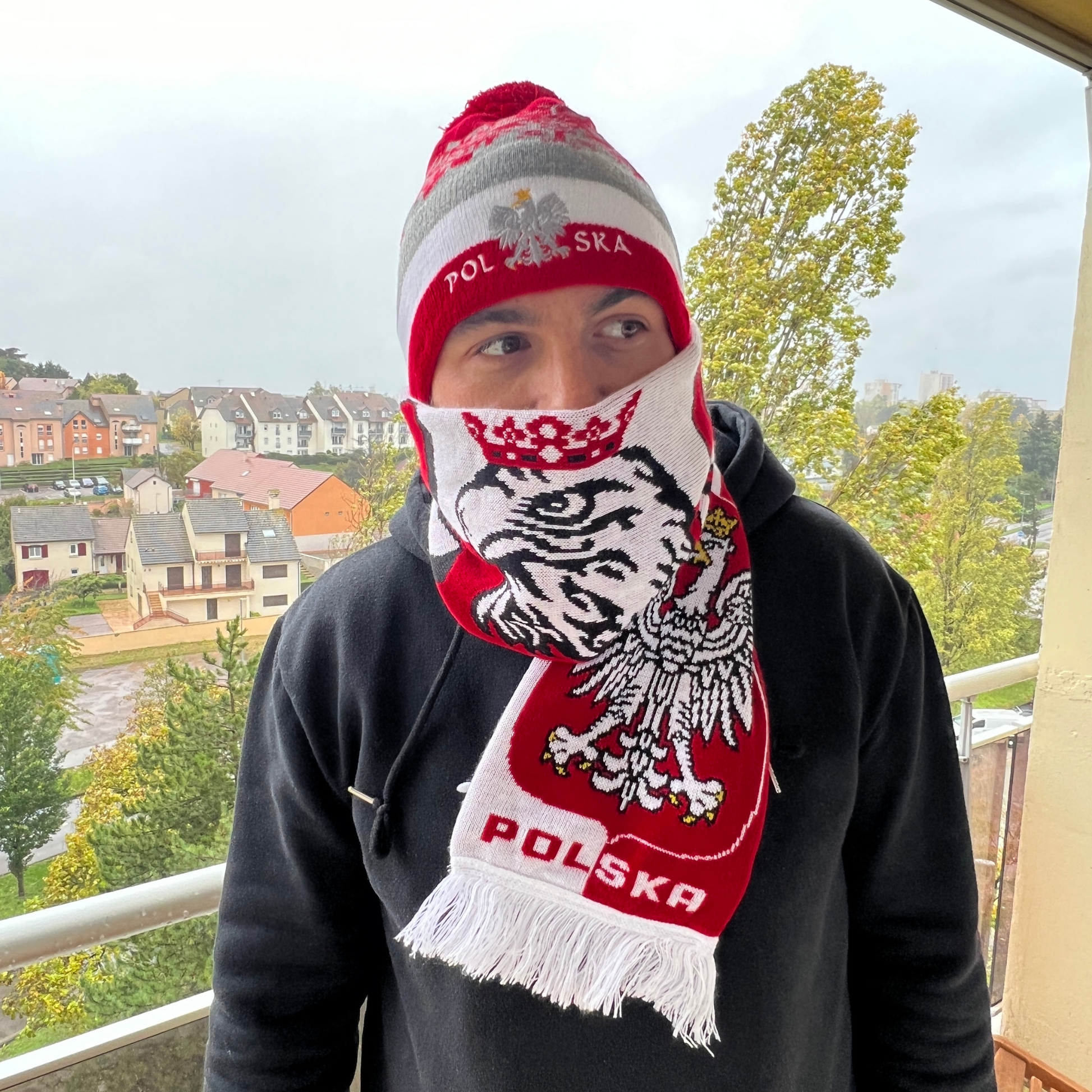 Echarpe Polska rouge et blanche - Trésors de Pologne