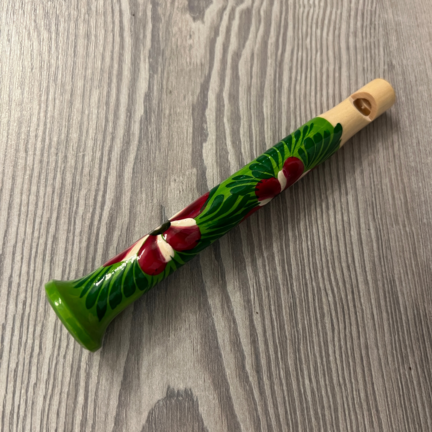 Flûte en bois folk - Trésors de Pologne