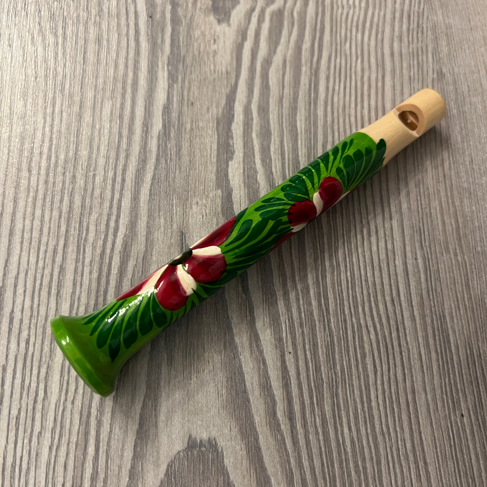 Flûte en bois folk - Trésors de Pologne