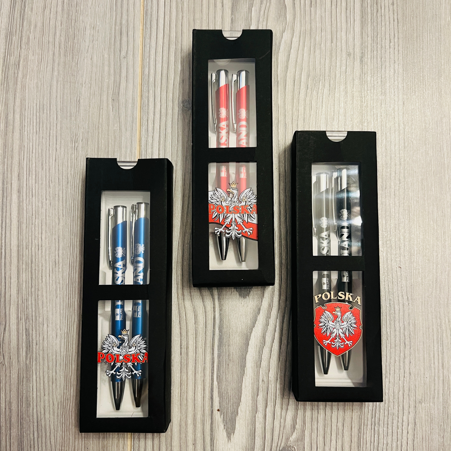 Lot de stylo et crayon de papier Polska - Trésors de Pologne