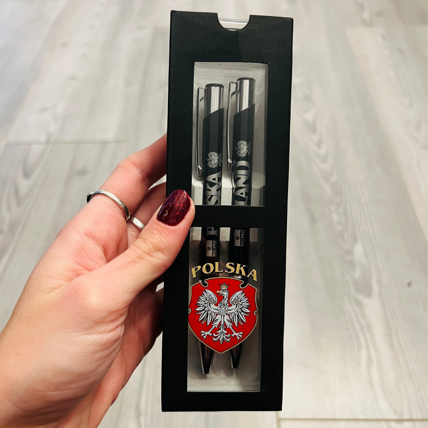 Lot de stylo et crayon de papier Polska - Trésors de Pologne