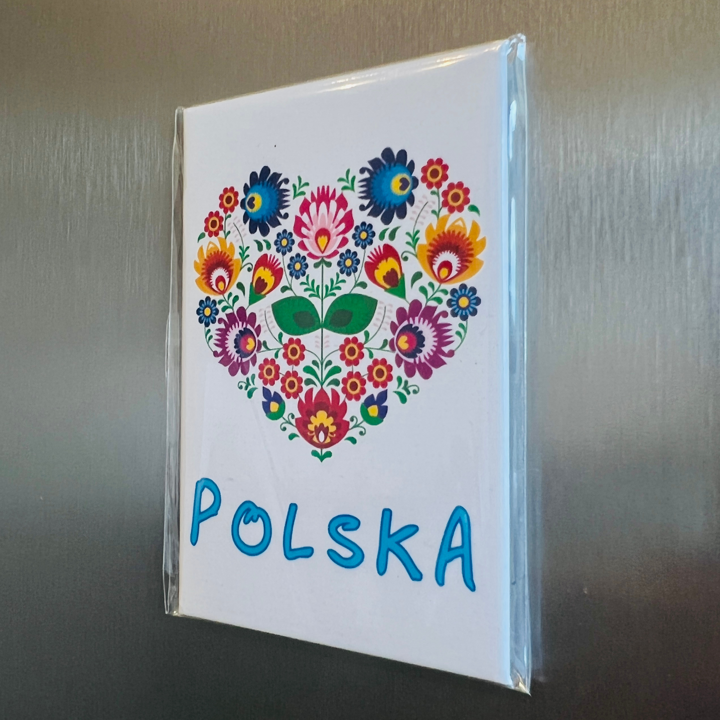 Magnet fleurs de Łowicz - Trésors de Pologne