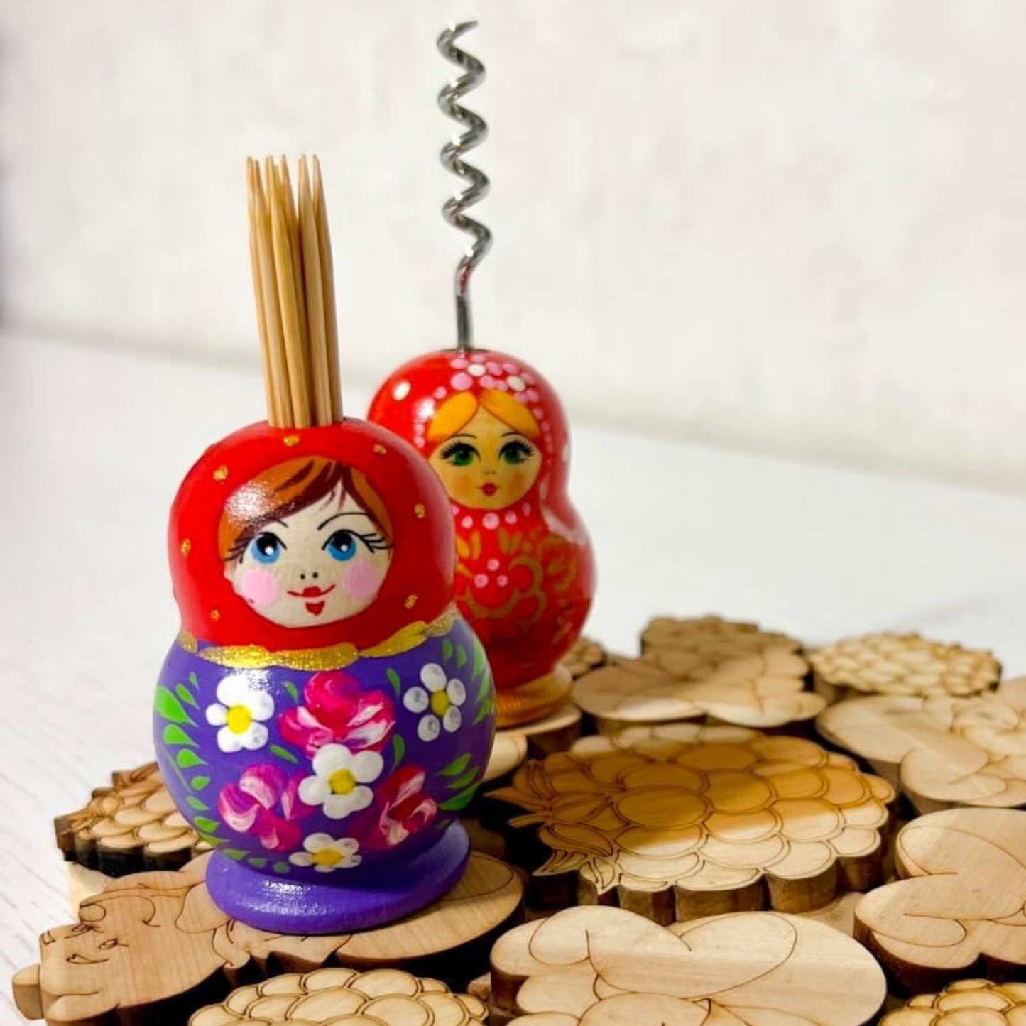 Porte cure dents Matrioszka - Trésors de Pologne