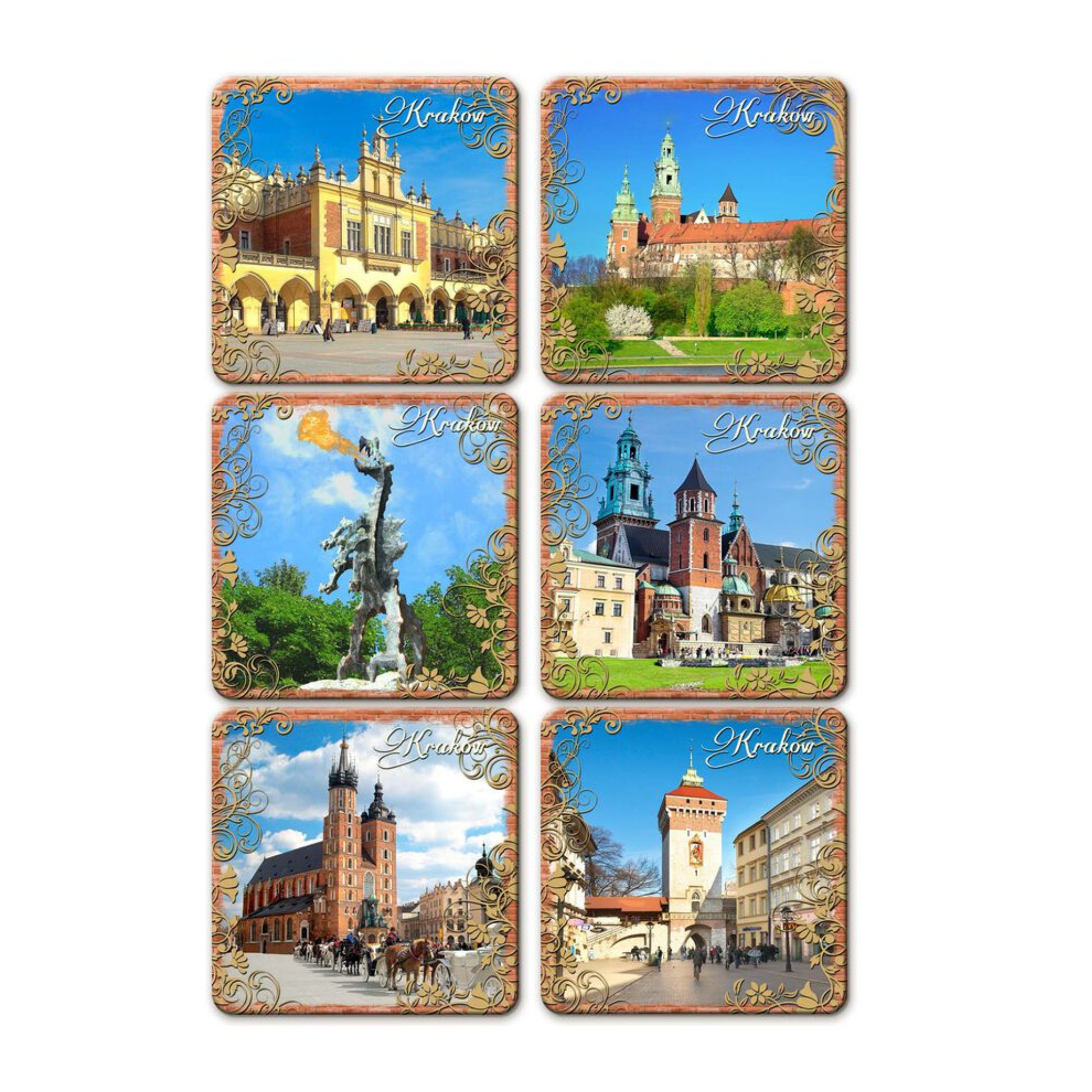 Dessous de verre Kraków - Trésors de Pologne