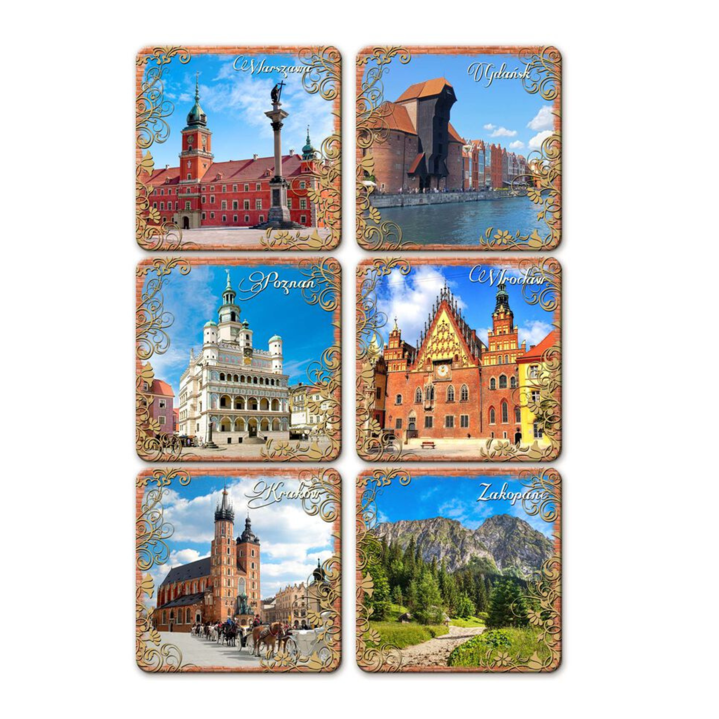 Dessous de verre Kraków - Trésors de Pologne