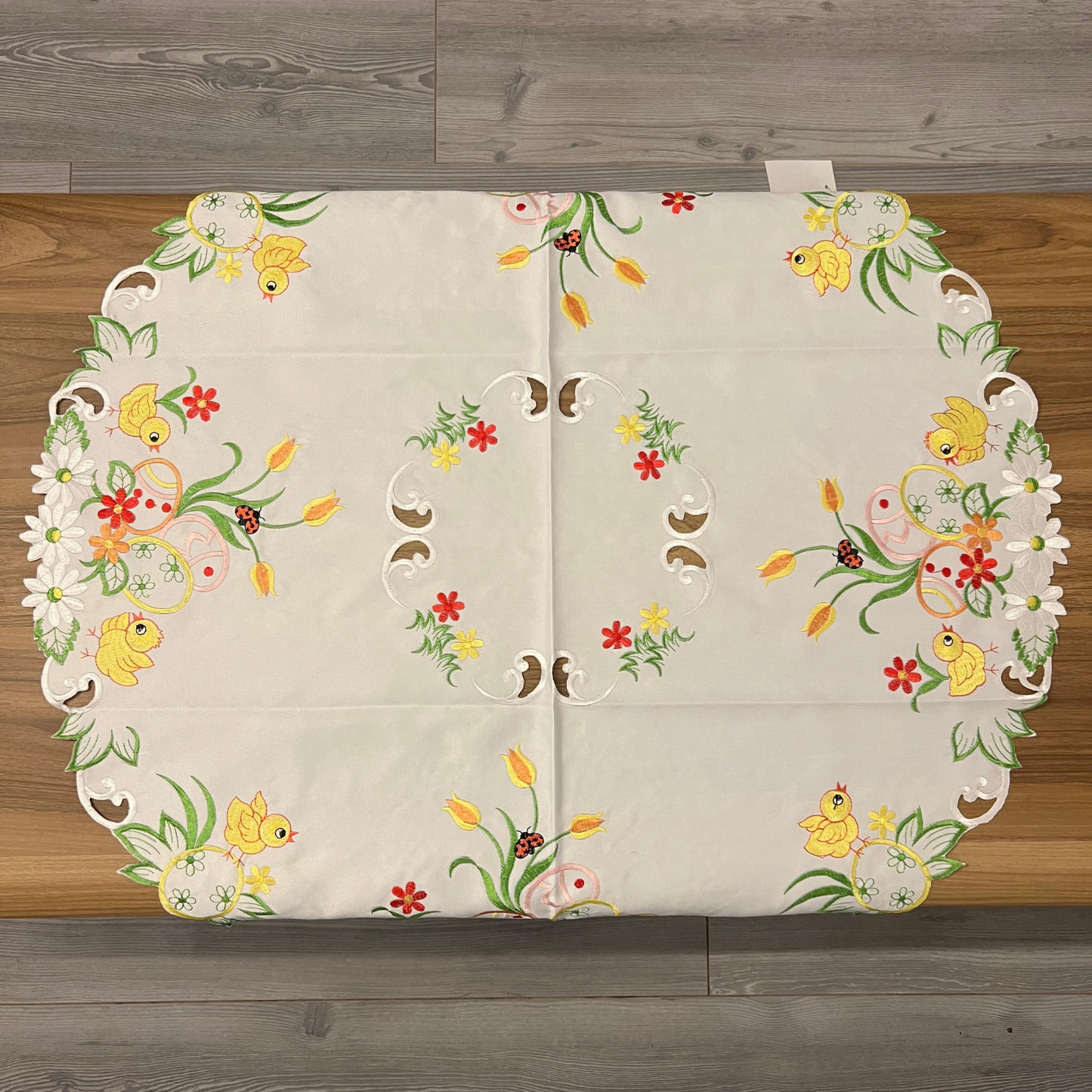 Napperon de Pâques rond 85cm - Trésors de Pologne
