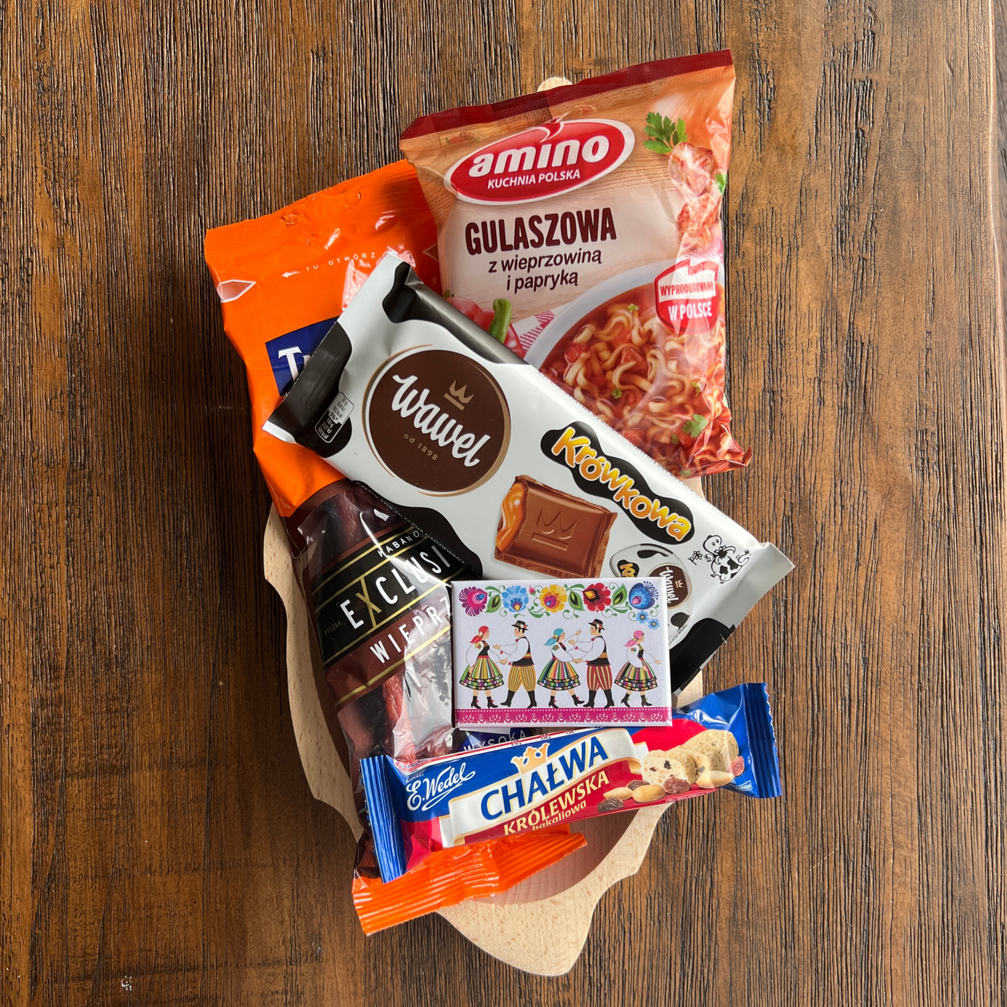 Panière garnie - La gourmande - Trésors de Pologne