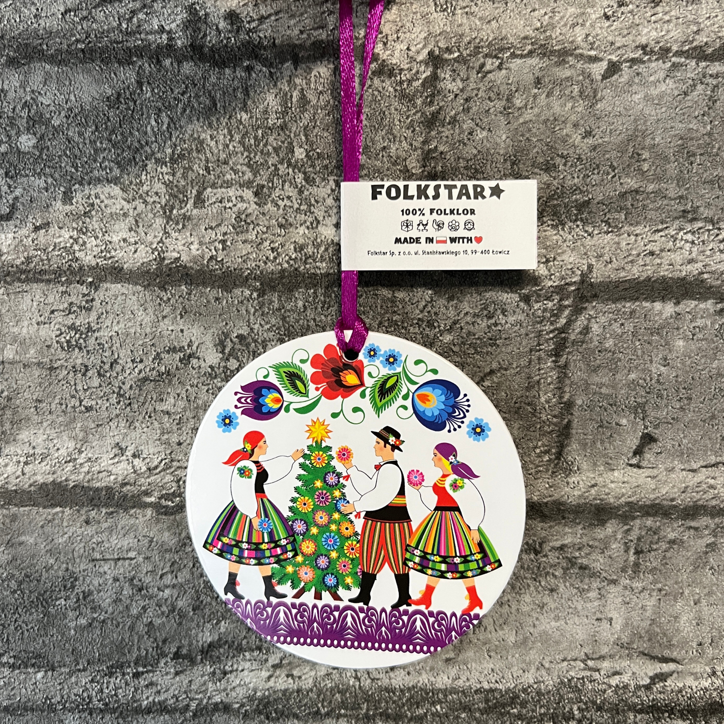 Suspension pour sapin - Trésors de Pologne