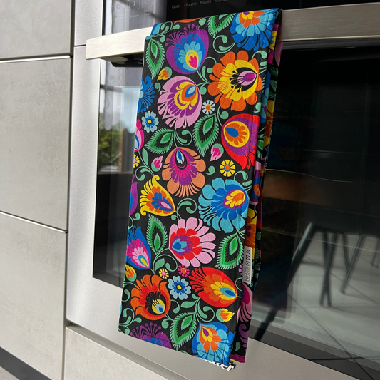 Torchon de cuisine folk - Trésors de Pologne