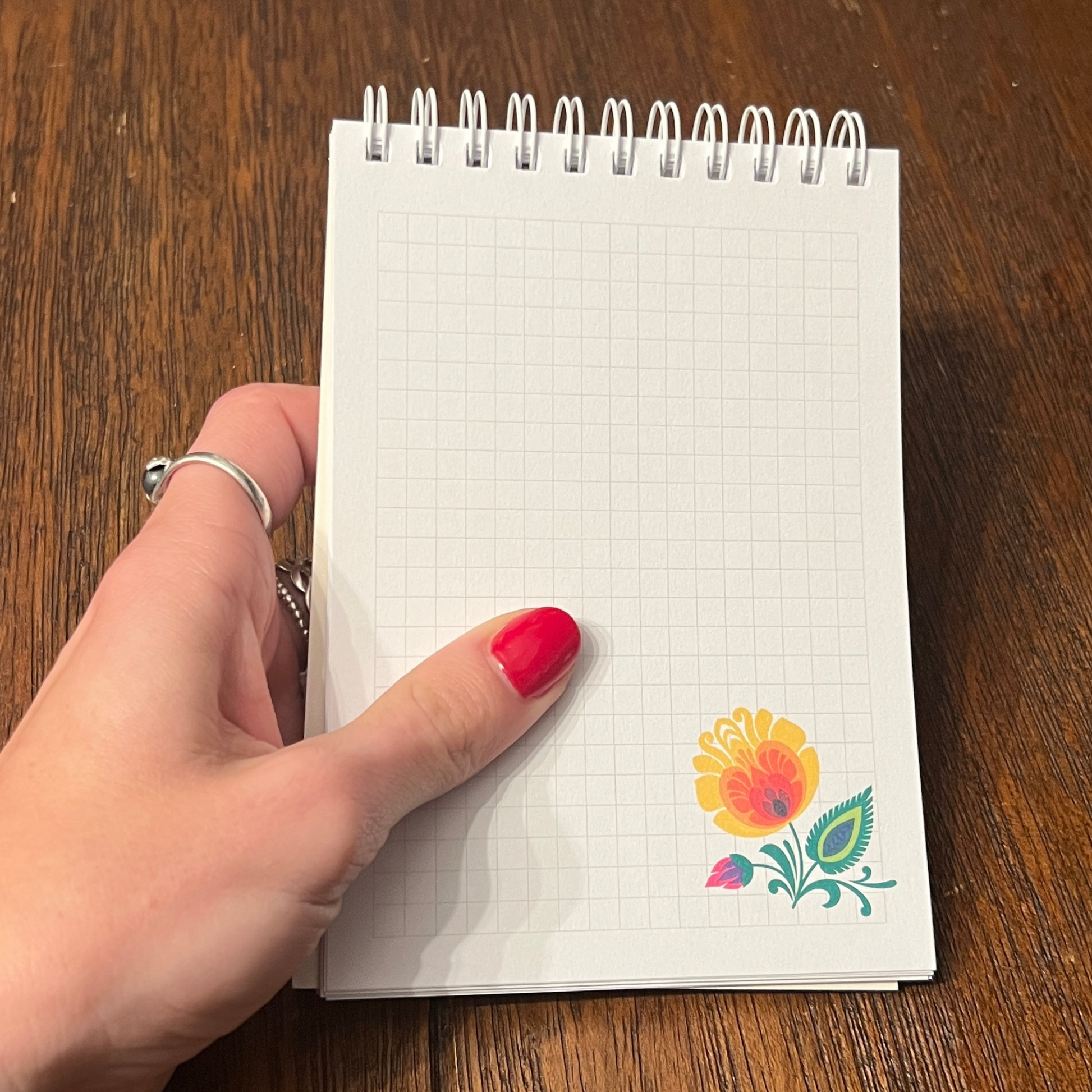 Carnet folk format A6 - Trésors de Pologne