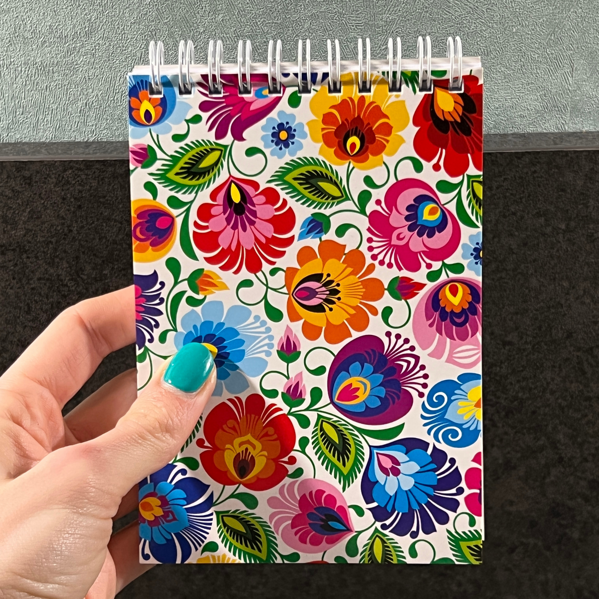 Carnet folk format A6 - Trésors de Pologne