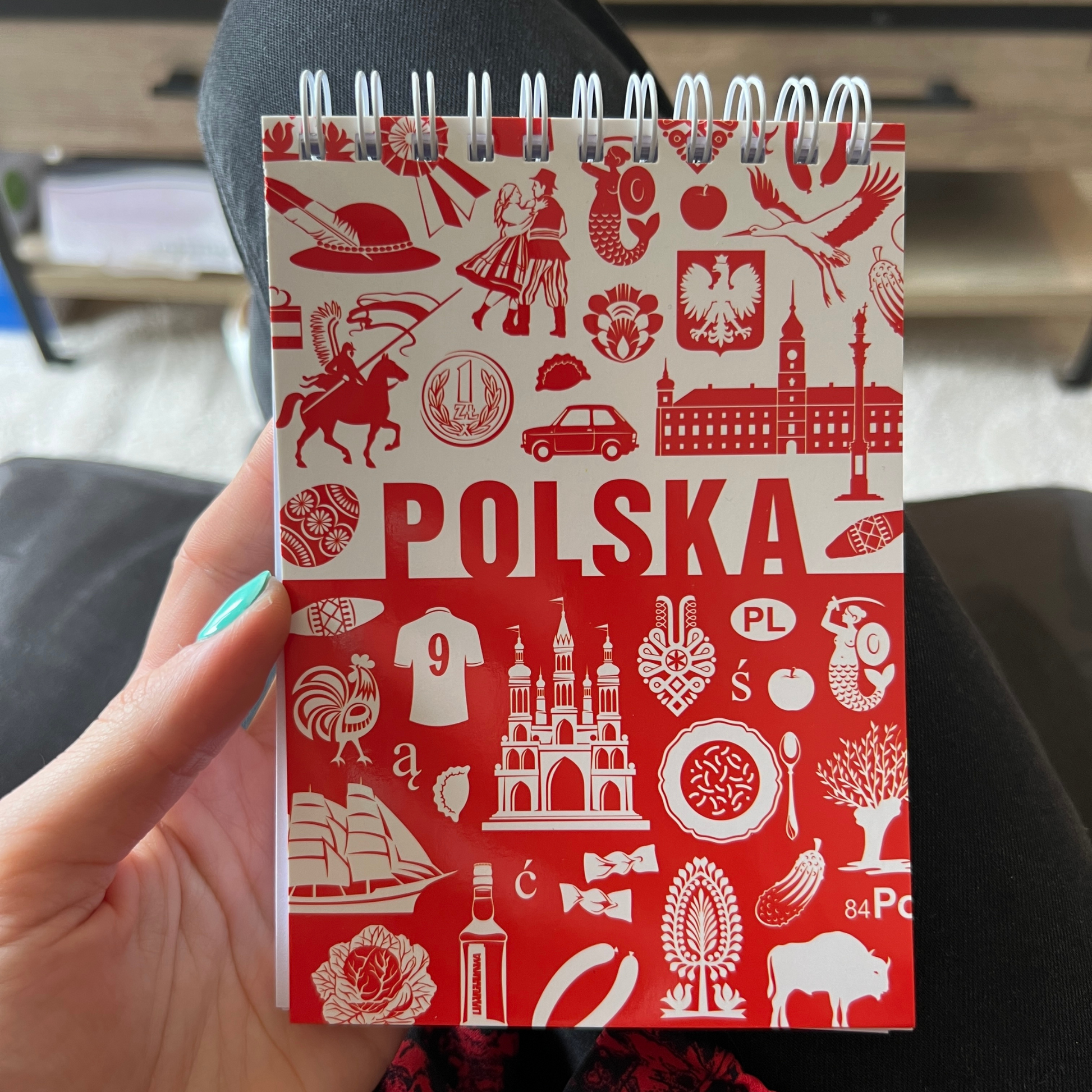 Carnet folk format A6 - Trésors de Pologne