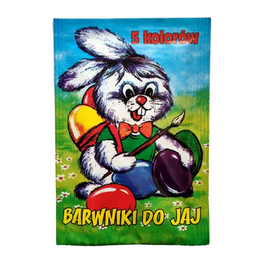 Colorants pour Œufs de Pâques – 5 Couleurs Vives - Trésors de Pologne