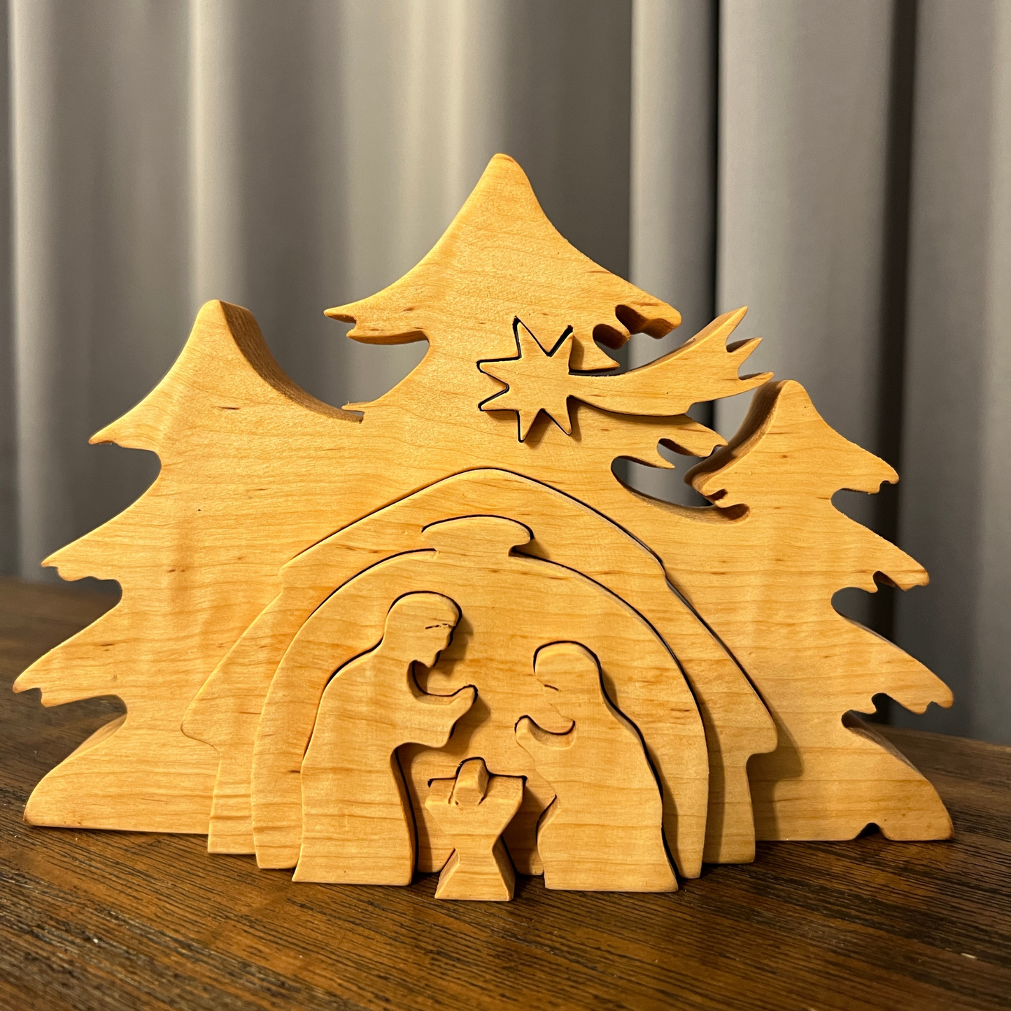 Crèche de Noël grand modèle "puzzle" - Trésors de Pologne