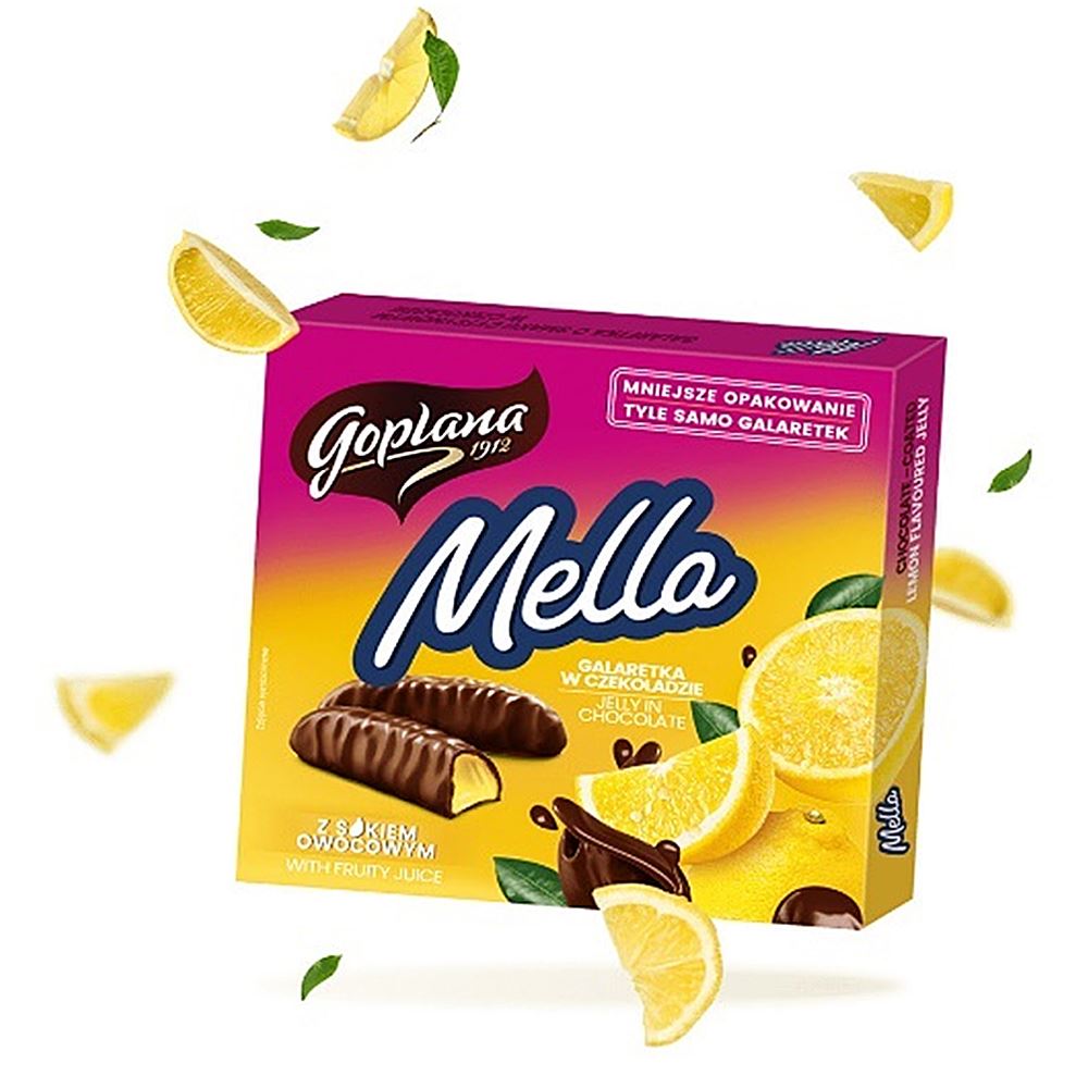 Mella à la gelée de fruits enrobée de chocolat - Trésors de Pologne