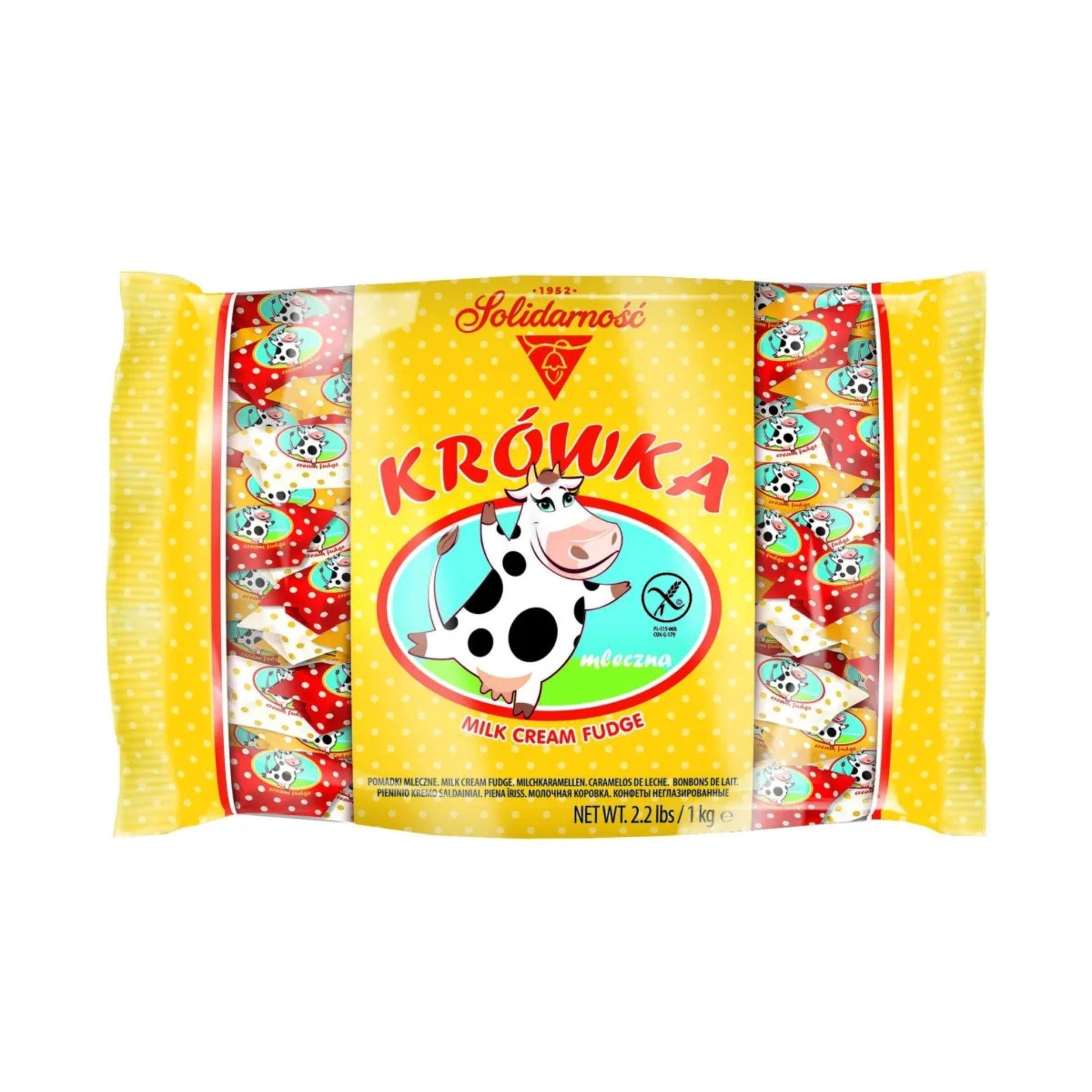Krówki Solidarność 1 kg – Caramels Polonais authentiques et fondants - Trésors de Pologne