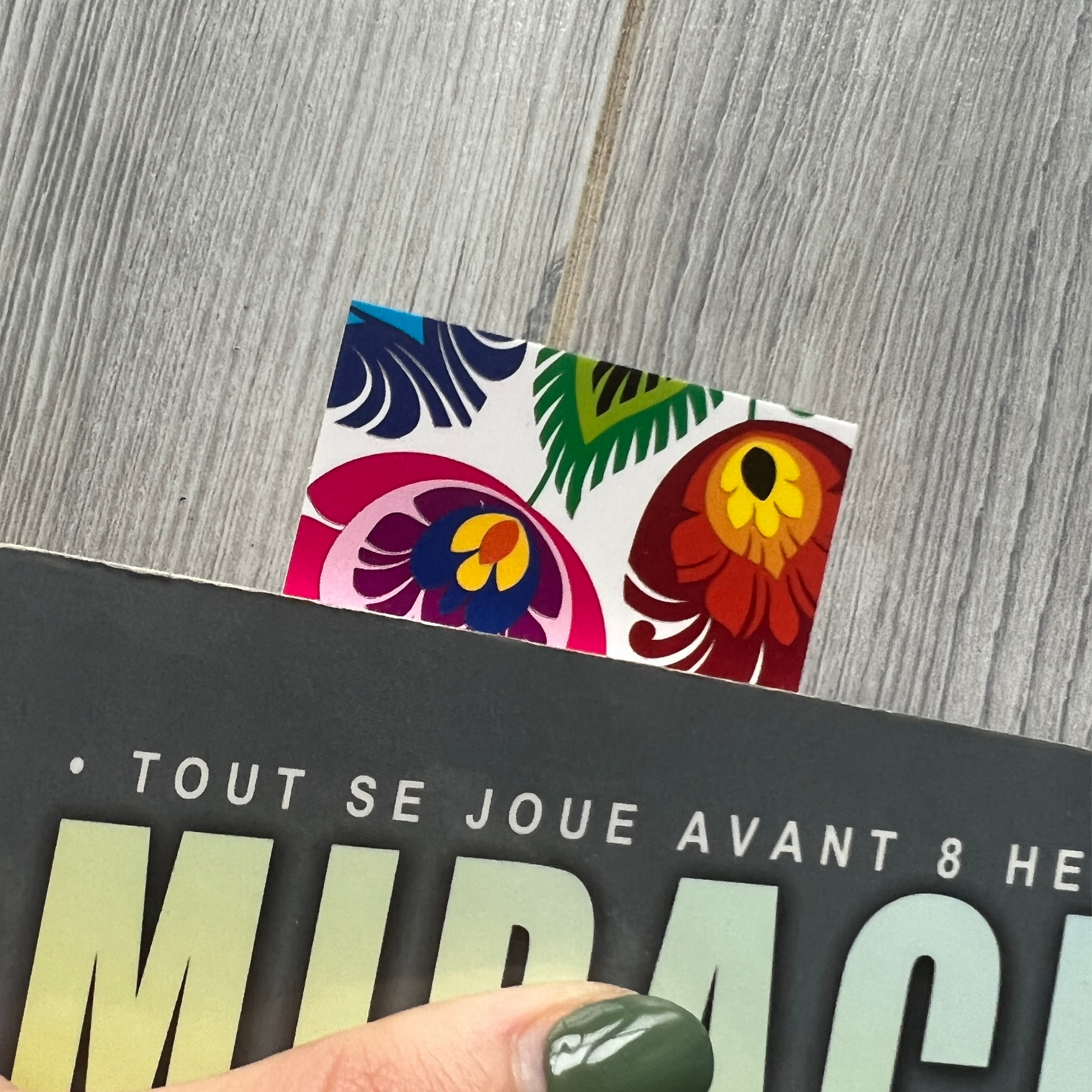 Marque page fleurs de Łowicz - Trésors de Pologne