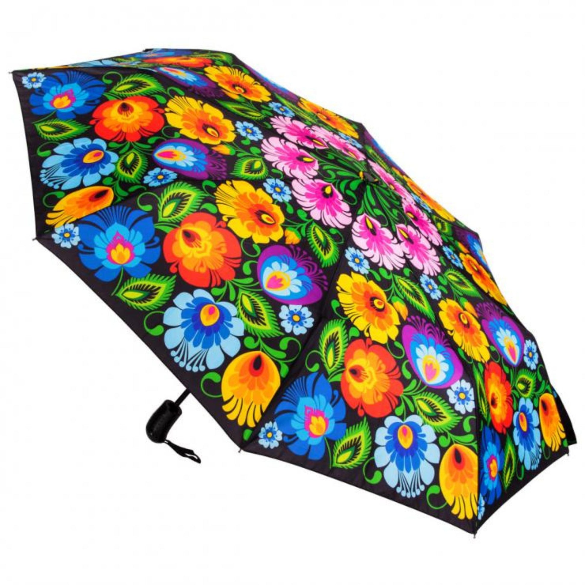 Parapluie fleurs de Łowicz - Trésors de Pologne