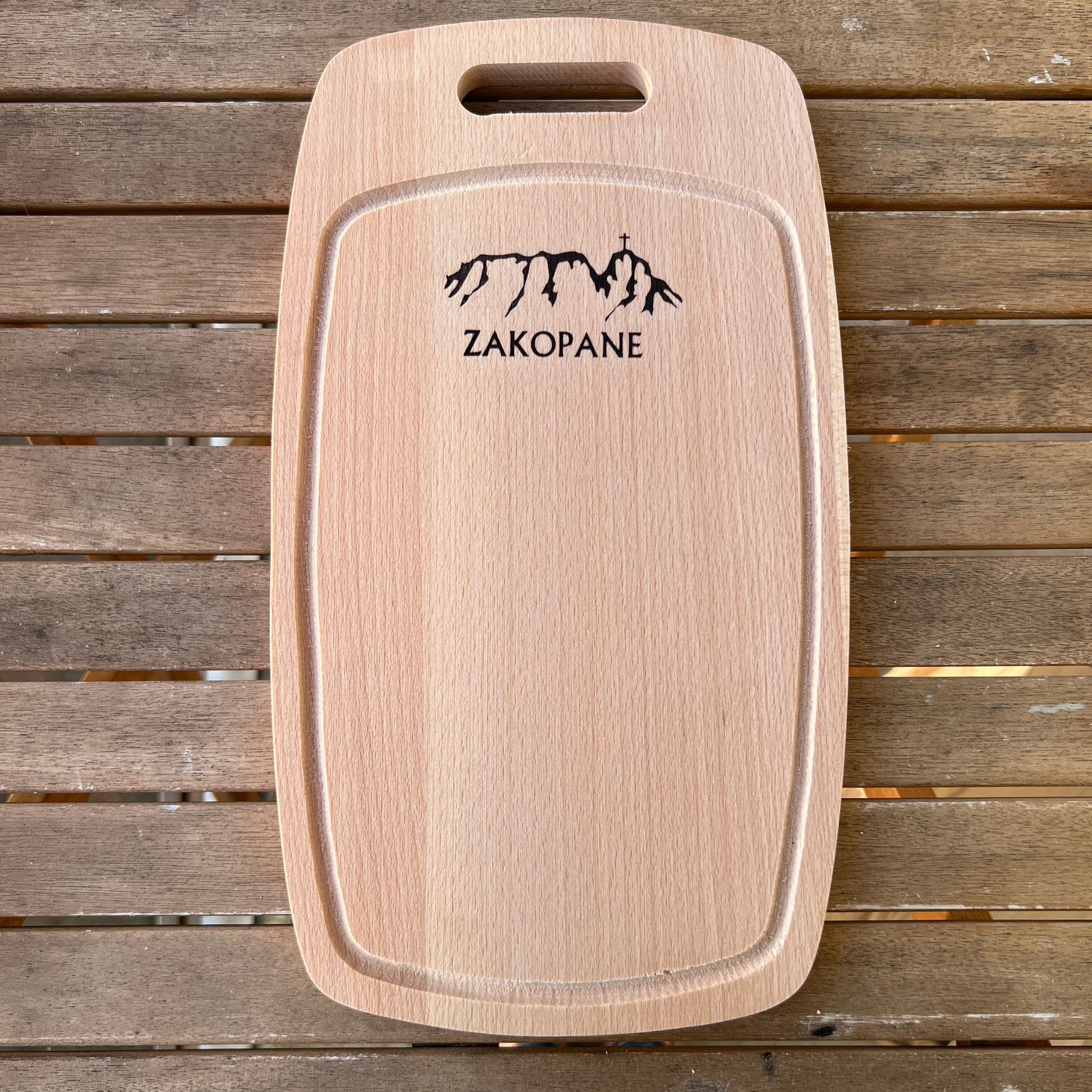 Planche à découper en bois Zakopane grand modèle - Trésors de Pologne