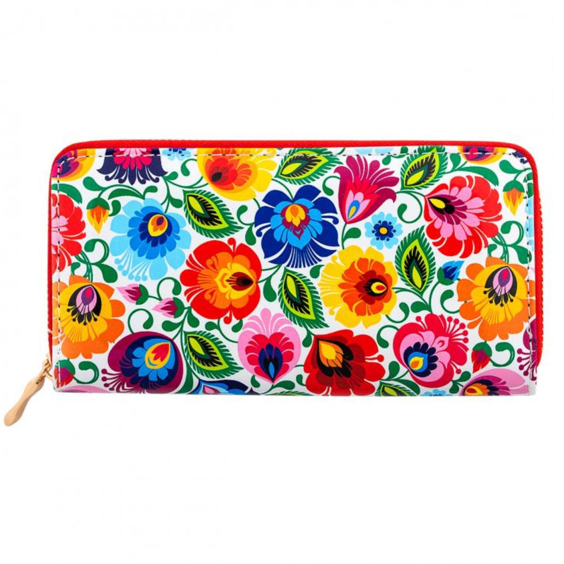 Portefeuille à fleurs de Łowicz - Trésors de Pologne