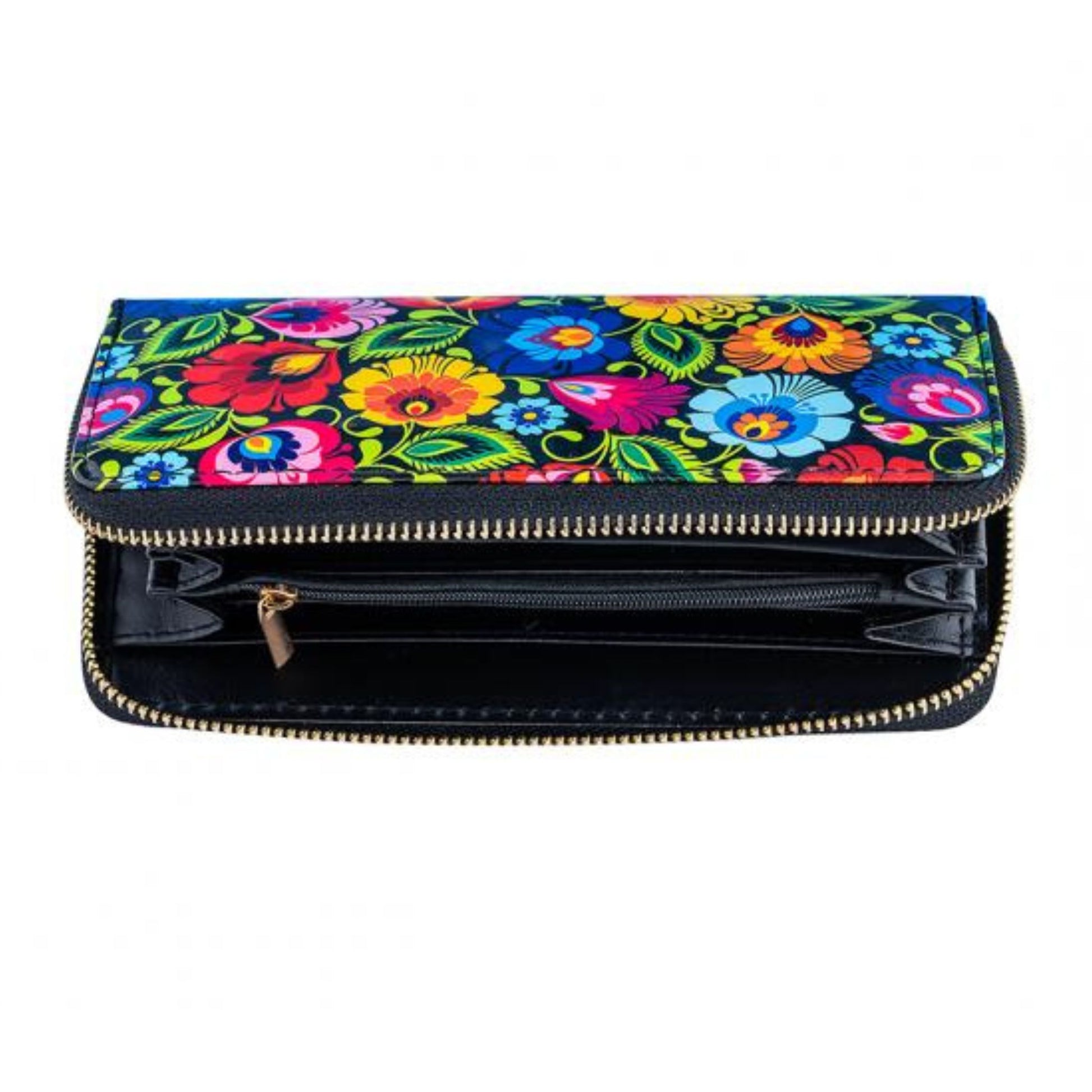 Portefeuille à fleurs de Łowicz - Trésors de Pologne