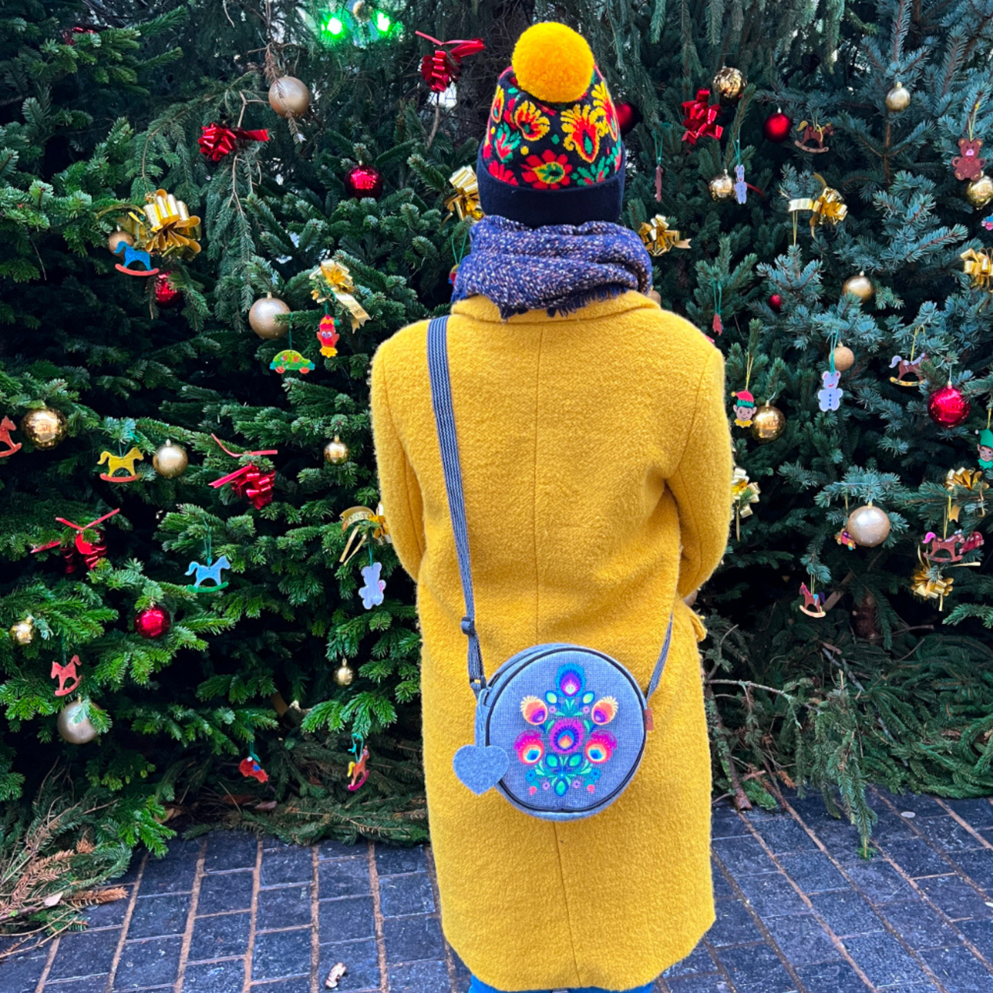 Sac à main rond - Trésors de Pologne