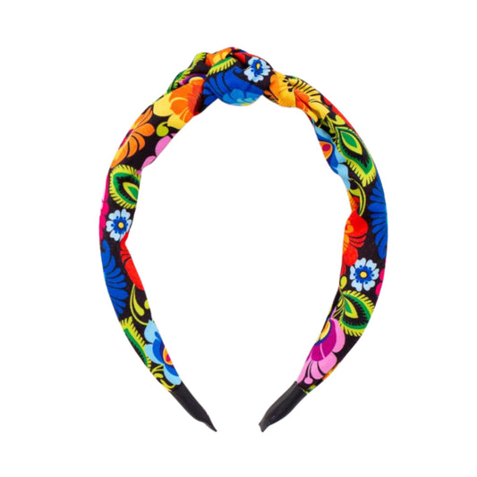 Serre-tête folk à fleurs de Łowicz - Trésors de Pologne