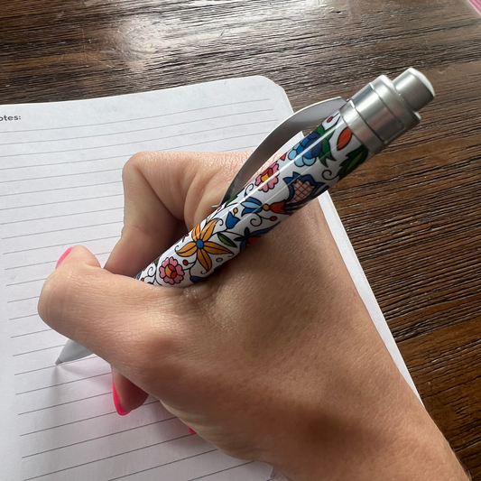 Stylo bleu polonais - Trésors de Pologne