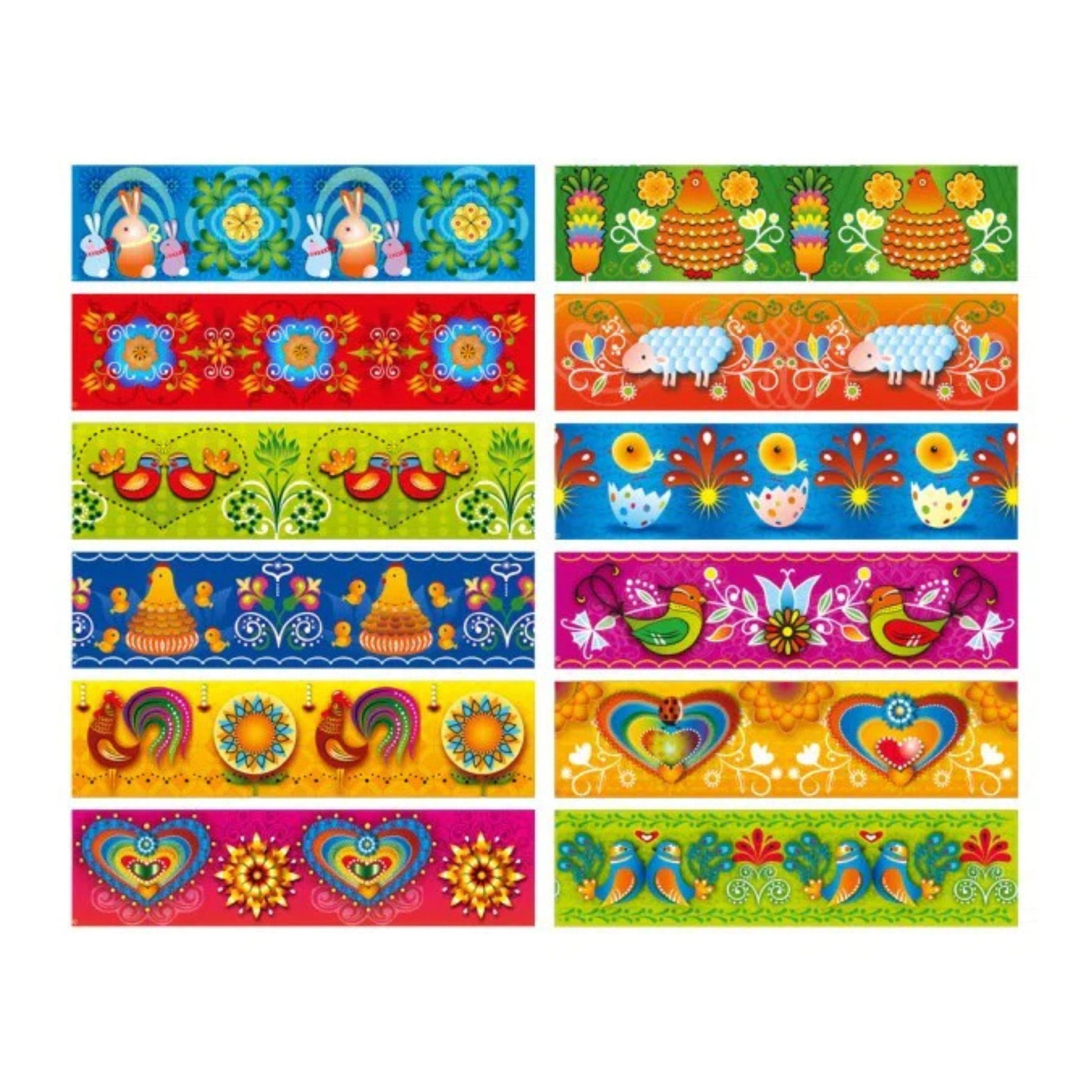 Thermocollants pour oeufs de Pâques x10 - Trésors de Pologne