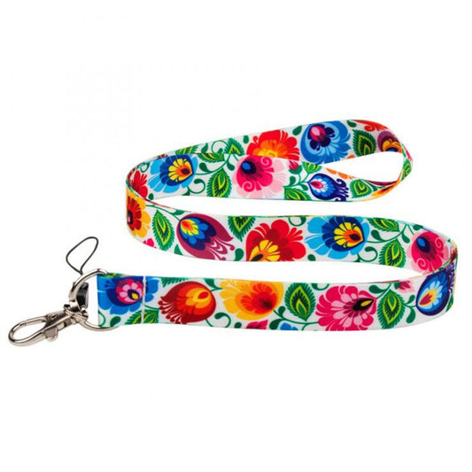 Tour de cou Łowicz à fleurs folk Folkstar - Trésors de Pologne