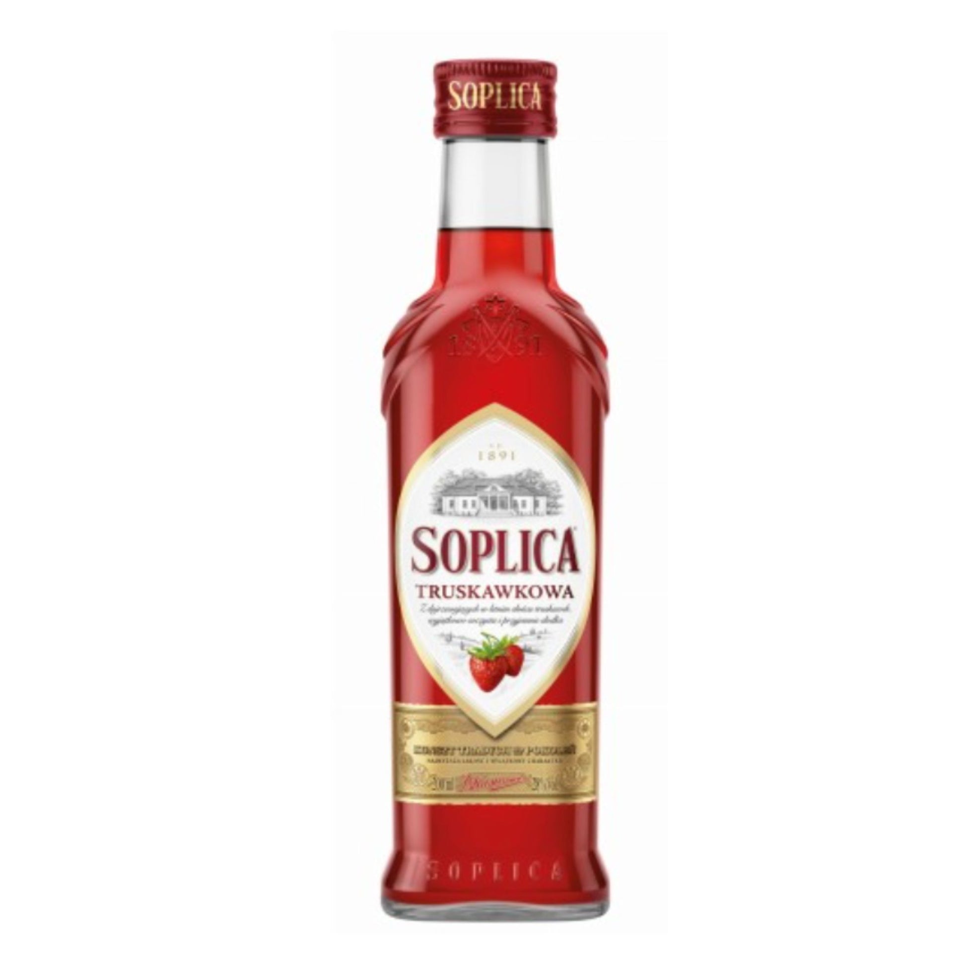 Vodka Soplica à la fraise 200ml - Trésors de Pologne
