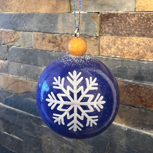 Boule de Noël flocon - Trésors de Pologne