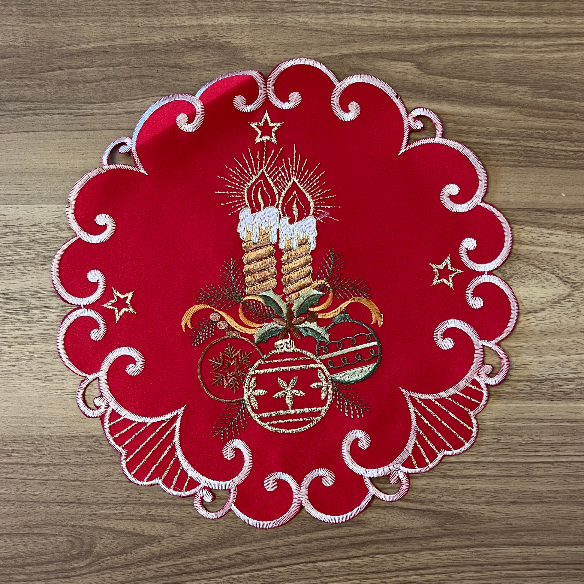 Chemins de table et centre de table de Noël - Trésors de Pologne