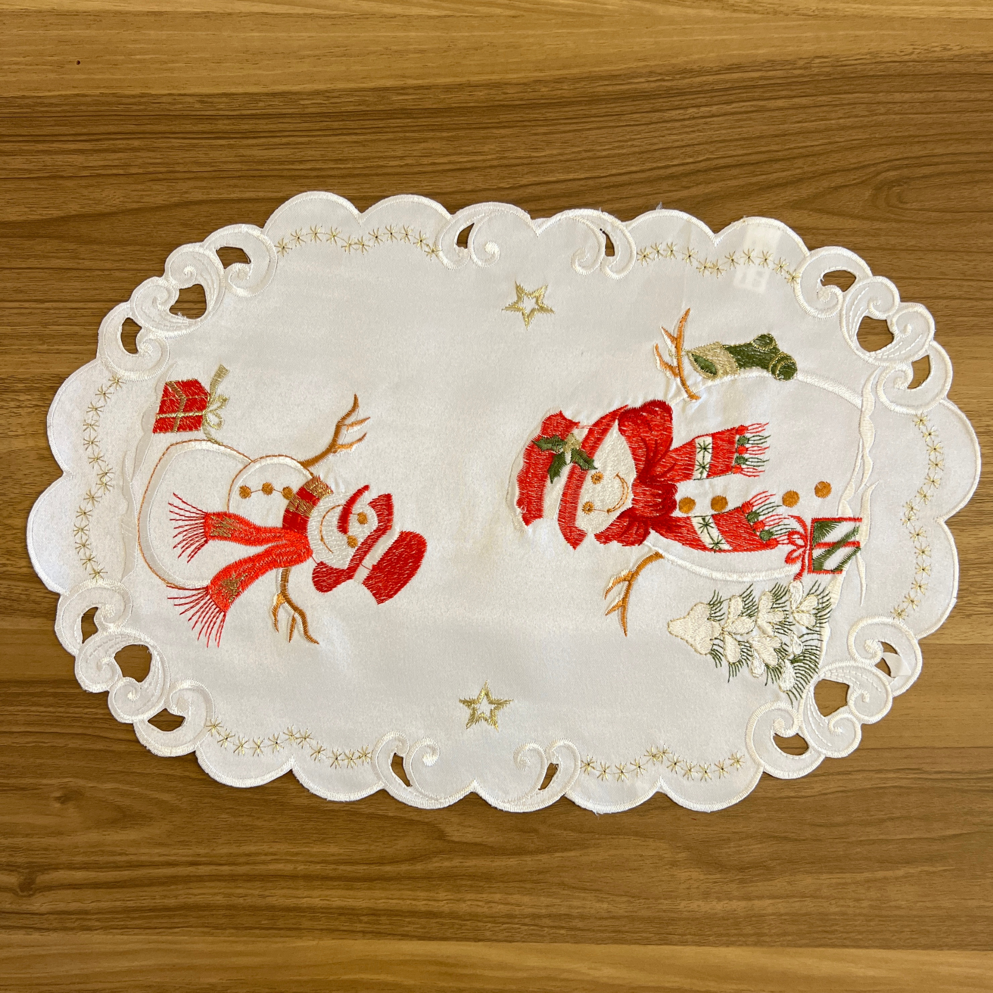 Chemins de table et centre de table de Noël - Trésors de Pologne