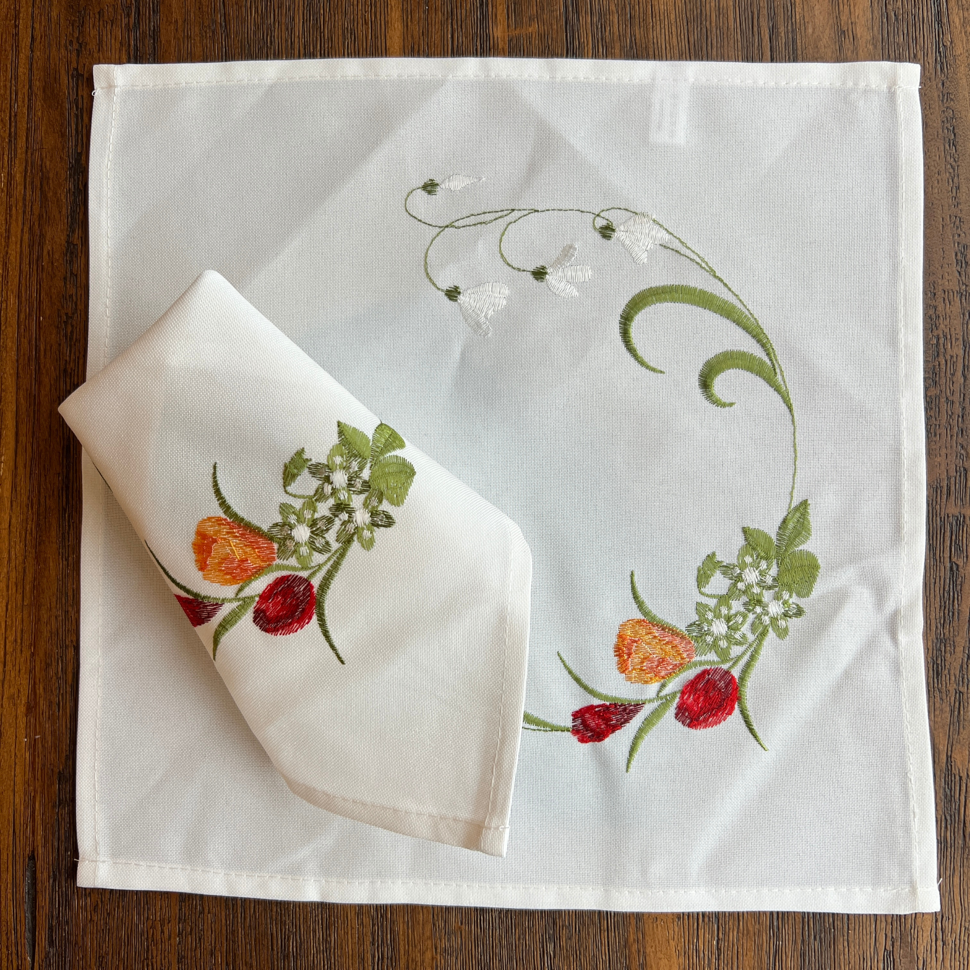 Serviettes décorées - Fleurs anciennes - lot de 20 | Le Géant de la Fête Serviettes décorées - Fleurs anciennes - lot de 20 | Le Géant de la Fête