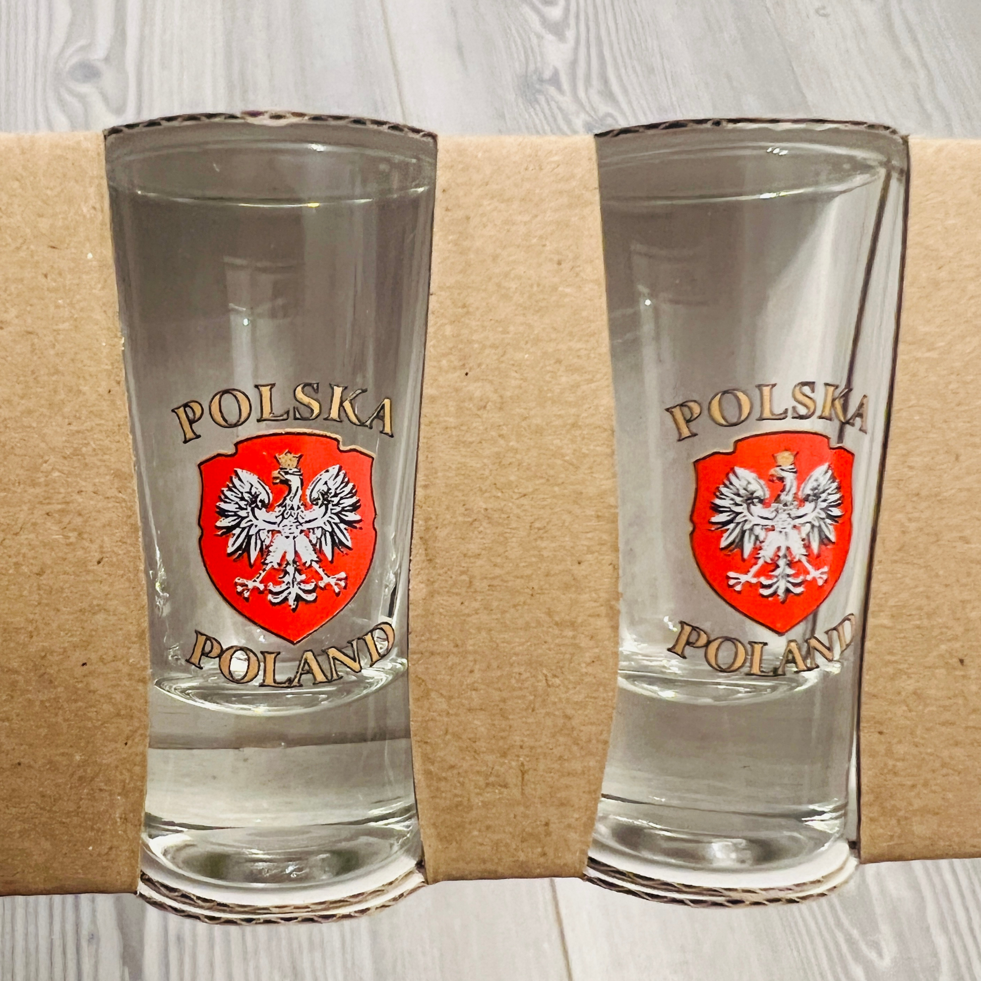 Shooters verres à vodka par 6 - Trésors de Pologne
