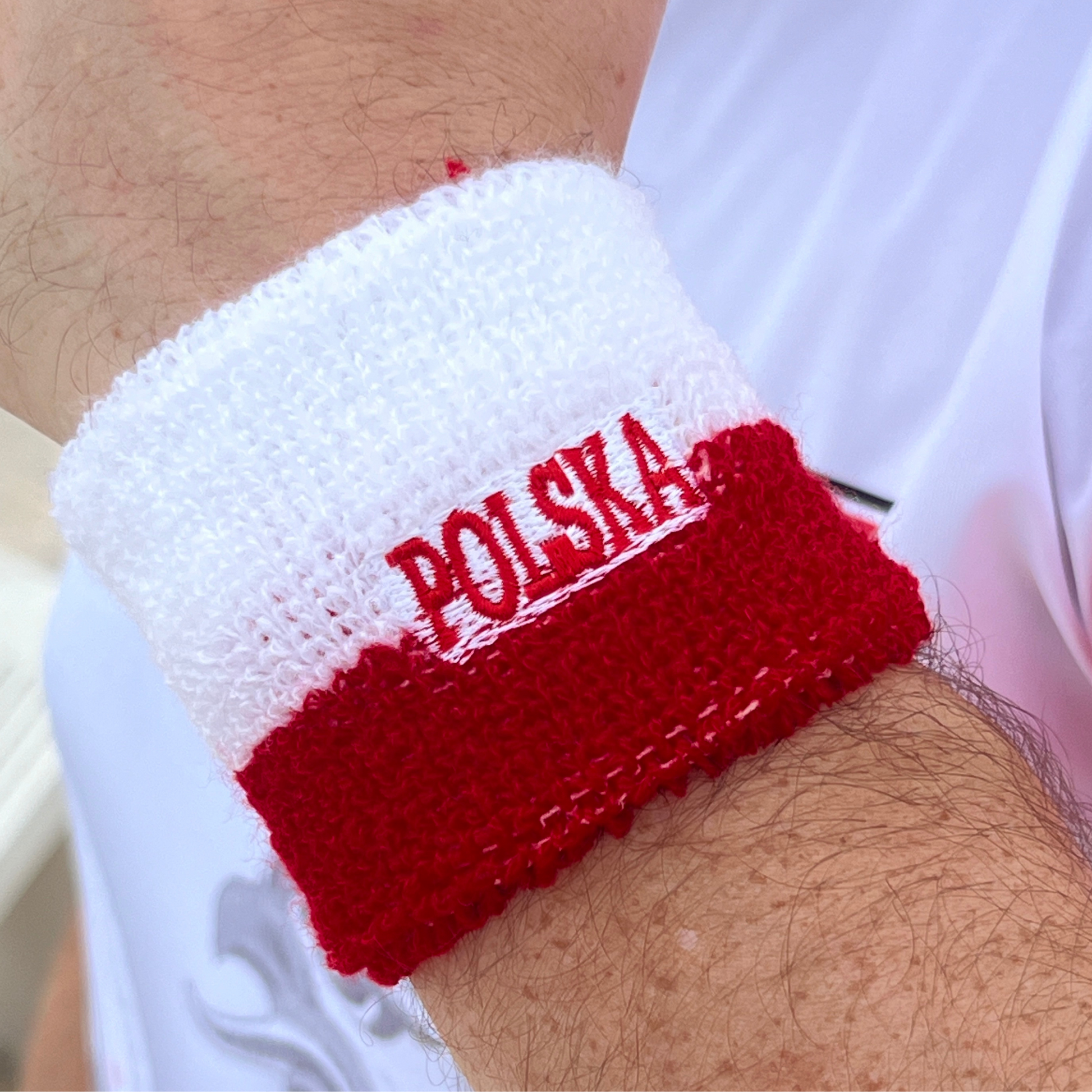 Bandeau tennis supporter polonais Polska - Trésors de Pologne