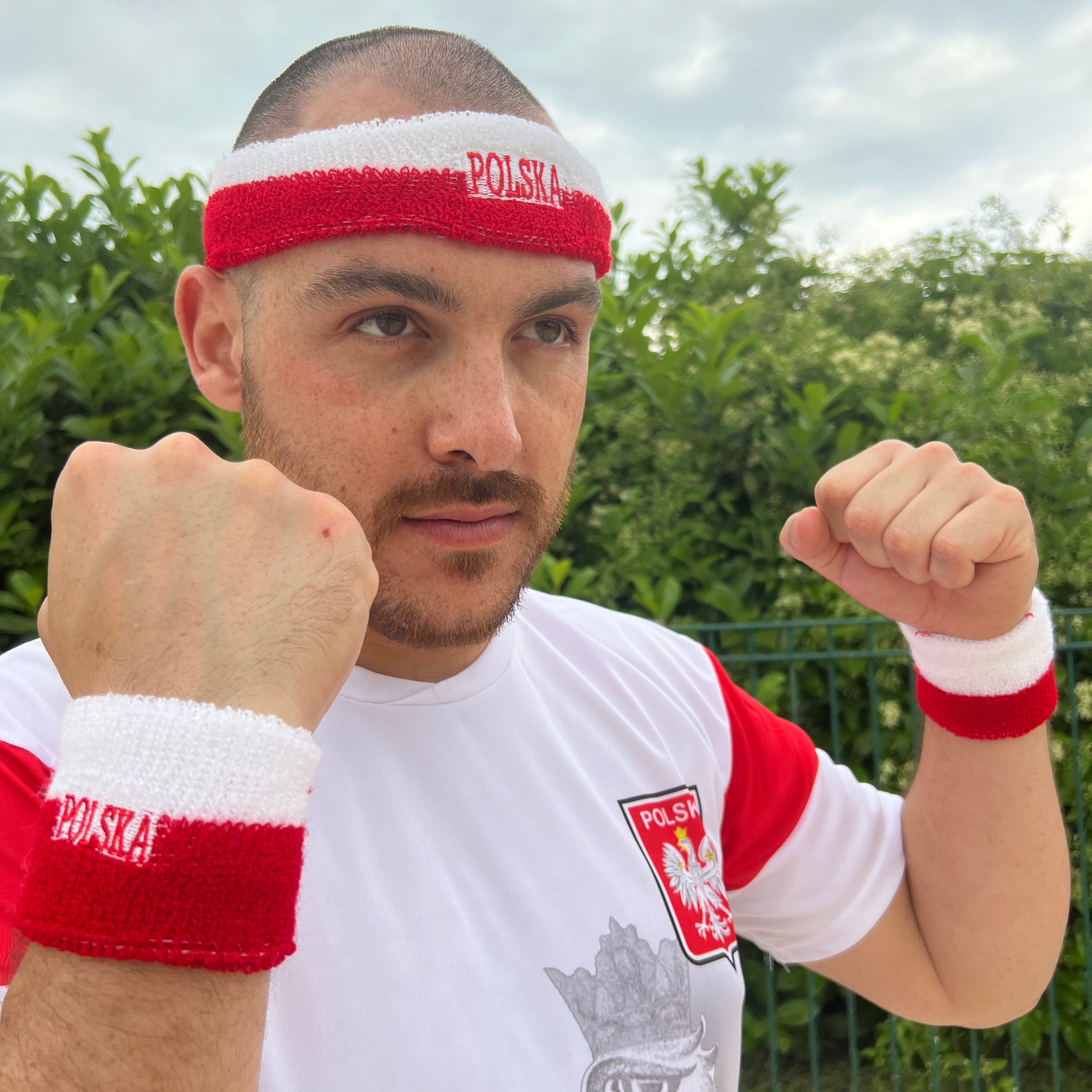 Bandeau tennis supporter polonais Polska - Trésors de Pologne